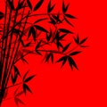 Bamboo background, vector Royalty Free Stock Photo