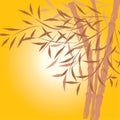 Bamboo background, vector Royalty Free Stock Photo