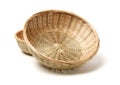 Bamboo basket hand made Royalty Free Stock Photo