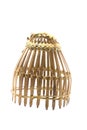 Bamboo basket hand made Handmade  used for catching fish Royalty Free Stock Photo