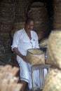 Bamboo basket manufacturer in Varkala, India