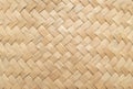 Bamboo basket texture for use as background . Woven basket pattern and texture Royalty Free Stock Photo