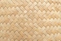Bamboo basket texture for use as background . Woven basket pattern and texture Royalty Free Stock Photo