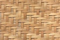 Bamboo basket weave pattern  texture background. Background and texture concept Royalty Free Stock Photo