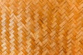 Bamboo basketry texture. Royalty Free Stock Photo