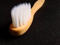 Bamboo brush with colored strips