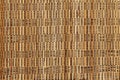 Bamboo cane matting, natural background texture close-up Royalty Free Stock Photo