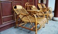 Bamboo chair Royalty Free Stock Photo
