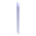 Bamboo chopsticks icon, isometric style