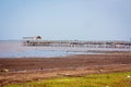 Bamboo dock sea