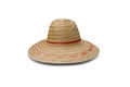 Bamboo farmer hat isolated on white background Royalty Free Stock Photo