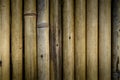 Bamboo fence with dark frame for background Royalty Free Stock Photo