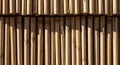 Bamboo Fence with Shadows and Texture Royalty Free Stock Photo