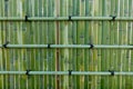 Bamboo fence in the street, Tokyo, Japan