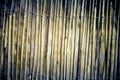 Bamboo Fence, High Color Contrast, Abstract Nature Background Motive Royalty Free Stock Photo