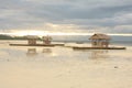 Bamboo floating house / restaurant