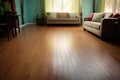 bamboo flooring with maintenance instruction booklet Royalty Free Stock Photo