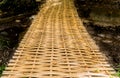 Bamboo foot bridge