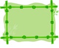 Bamboo frame