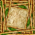 Bamboo frame