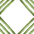 Bamboo frame Royalty Free Stock Photo