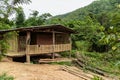 Bamboo house in the funggle Royalty Free Stock Photo