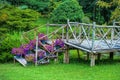 Bamboo house staircase