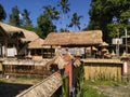 bamboo house used for Hindu ceremonies