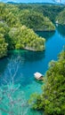 Bamboo Hut in Mangrove near Warikaf Homestay, Kabui Bay and Passage. Gam Island, West Papuan, Raja Ampat, Indonesia