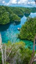 Bamboo Hut in middle of Mangrove near Warikaf Homestay, Kabui Bay and Passage. Gam Island, West Papuan, Raja Ampat