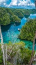 Bamboo Hut in middle of Mangrove near Warikaf Homestay, Kabui Bay and Passage. Gam Island, West Papuan, Raja Ampat