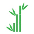 bamboo illustration logo vector Royalty Free Stock Photo