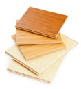 Bamboo laminate flooring Royalty Free Stock Photo