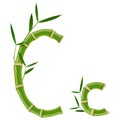 Bamboo letter C