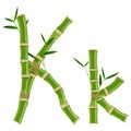 Bamboo letter K
