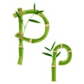 Bamboo letter P