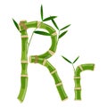 Bamboo letter R