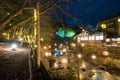 Bamboo lights of Kurokawa Onsen Royalty Free Stock Photo