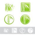 Bamboo Logo Design Set