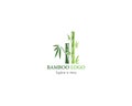 Bamboo logo template vector icon illustartion