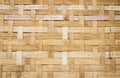 Bamboo mat or bambbo wall texture and background Royalty Free Stock Photo