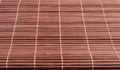 Bamboo mat close-up texture backdrop. Royalty Free Stock Photo