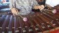 Bamboo mat Thai musical instrument