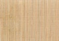 Bamboo mat used for rolling maki sushi. Close up of bamboo mat background. Royalty Free Stock Photo