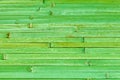 Bamboo material from bamboo stalks, green background