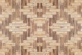 Bamboo old weave wall texture beautiful pattern background Royalty Free Stock Photo