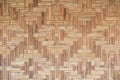 Bamboo old weave wall texture beautiful pattern background Royalty Free Stock Photo