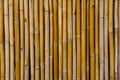 Bamboo panel wall Royalty Free Stock Photo
