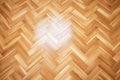 bamboo parquet floor in a natural matte finish Royalty Free Stock Photo