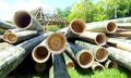 Bamboo pile Royalty Free Stock Photo
